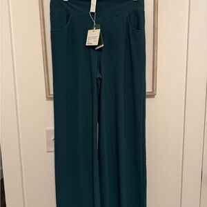 Halara Flex™ High Waisted Tummy Control Pockets Wide Leg Micro Waffle Work Pants